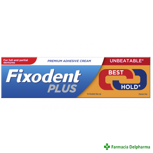 Crema adeziva Fixodent Plus Best Hold x 40 g, Procter & Gamble