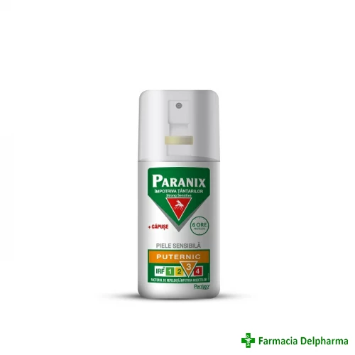 Spray impotriva tantarilor Paranix Strong Sensitive x 75 ml, Perrigo