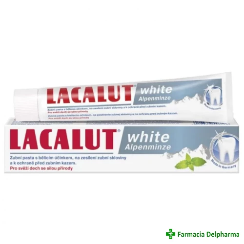 Pasta de dinti Lacalut White Alpenminze x 75 ml, Zdrovit