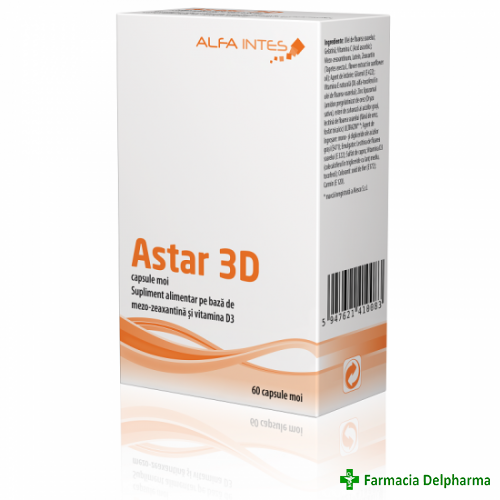 Astar 3D x 60 caps., Alfa Intes