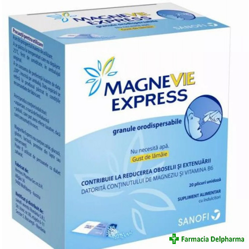 MagneVie Express x 20 plicuri, Sanofi