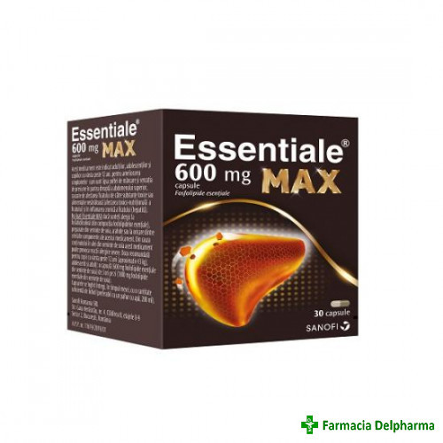 Essentiale Max 600 mg x 30 caps., Sanofi