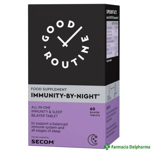 Immunity By Night Good Routine x 60 compr., Secom