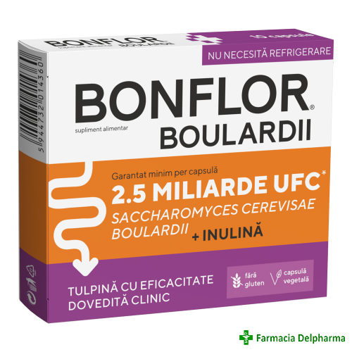 Bonflor Boulardii x 10 caps., Fiterman
