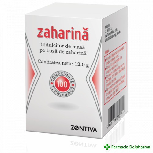 Zaharina x 100 compr., Zentiva