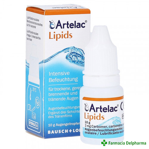 Artelac Lipids picaturi oftalmice x 10 ml, Bausch & Lomb