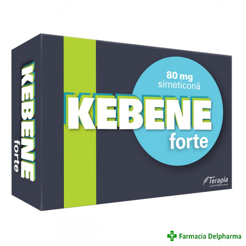 Kebene Forte Simeticona 80 mg x 25 caps., Terapia
