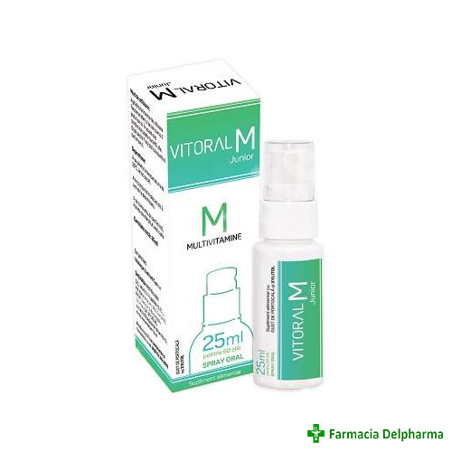 Vitoral Multivitamine Junior spray oral x 25 ml, Vitalogic