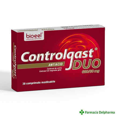 Controlgast Duo x 30 compr., Bioeel