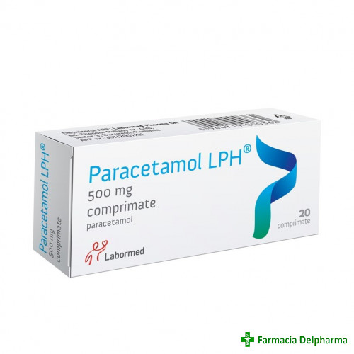 Paracetamol 500 mg x 20 compr., Labormed