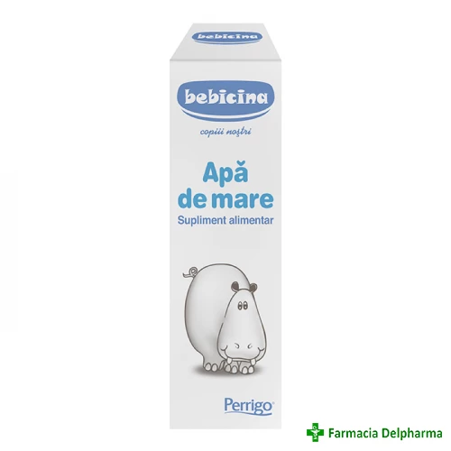 Apa de mare pentru igiena nazala Bebicina x 30 ml, Perrigo