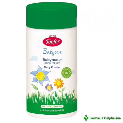 Pudra fara talc Babycare x 75 g, Topfer