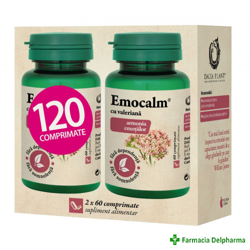 Emocalm x 60 compr. 1 + 1 gratis, Dacia Plant