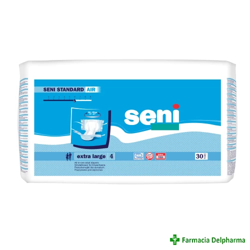 Scutece pentru adulti Seni Standard Air Extra Large x 30 buc., Seni