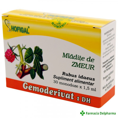 Gemoderivate Mladite de Zmeur x 30 doze, Hofigal