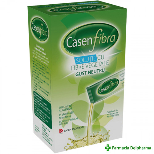 Casenfibra solutie 14 plic x 10 ml