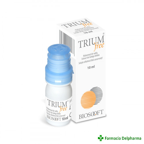 Trium Free picaturi oftalmice x 10 ml, Bio Sooft