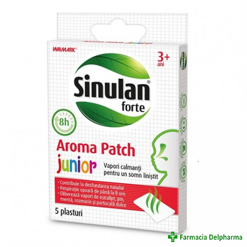 Sinulan Forte Aroma Patch Junior 3+ x 5 plasturi, Walmark