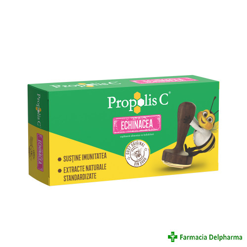 Propolis C + Echinacea x 30 comprimate supt, Fiterman