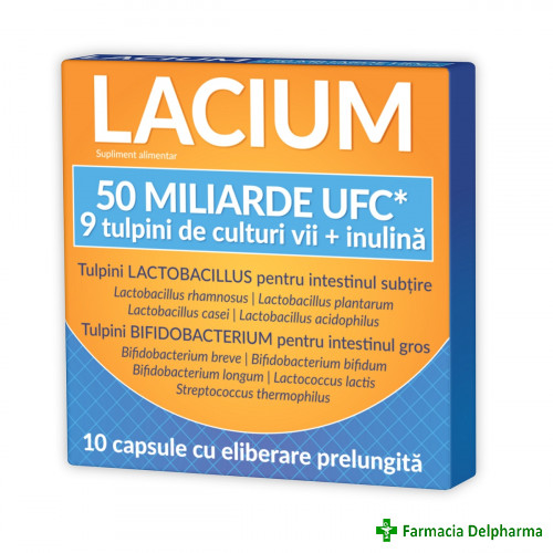 Lacium 50 miliarde UFC x 10 caps., Zdrovit