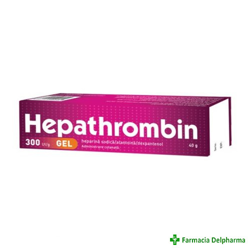 Hepathrombin gel 300 UI/g x 40 g, Stada