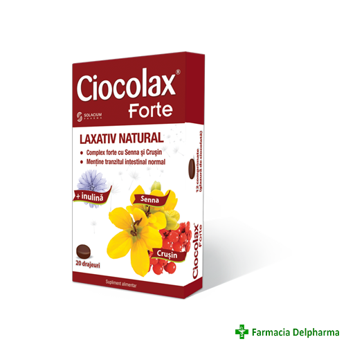 Ciocolax Forte x 20 draj., Solacium