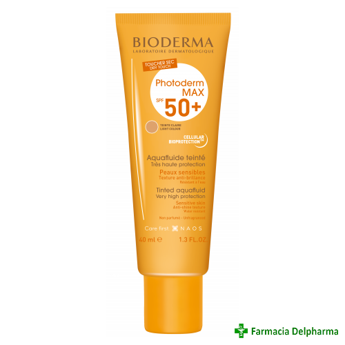 Photoderm Max Aquafluide Claire SPF 50+ x 40 ml, Bioderma