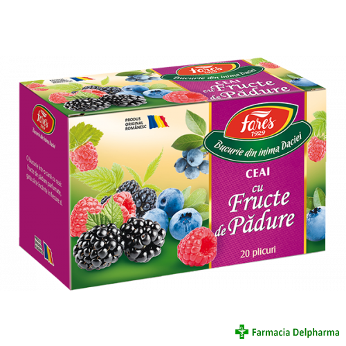 Ceai cu Fructe de Padure x 20 plicuri, Fares