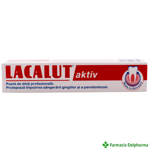 Pasta de dinti Lacalut Aktiv x 75 ml, Zdrovit