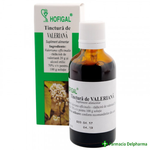 Tinctura de Valeriana x 50 ml, Hofigal