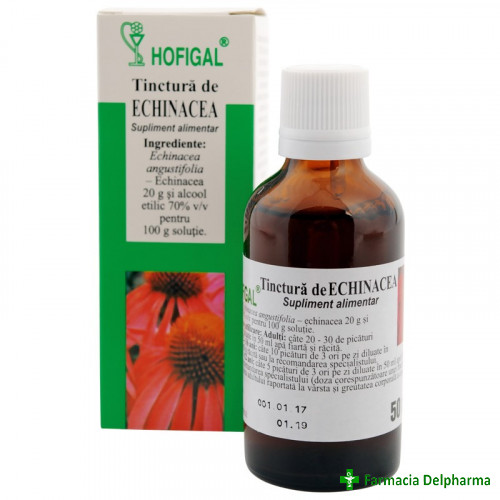 Tinctura de Echinacea x 50 ml, Hofigal