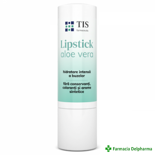 Lipstick cu Aloe Vera x 4 g, Tis Farmaceutic