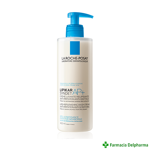 Crema de spalare anti-iritatii pentru piele sensibila Lipikar Syndet AP+ x 400 ml, La Roche-Posay