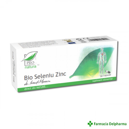 Bio Seleniu Zinc x 30 caps., Pro Natura