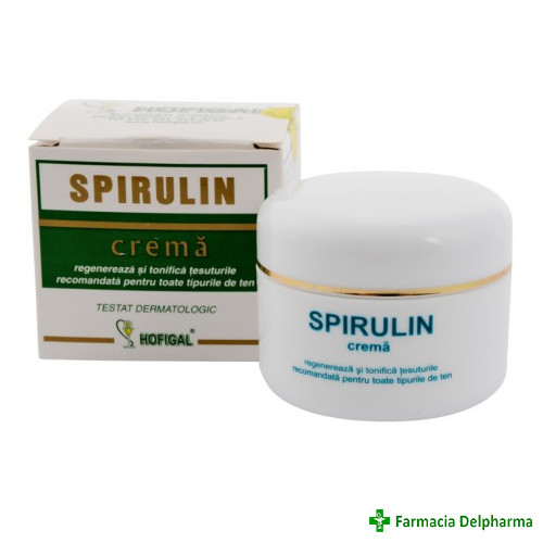 Spirulin Crema x 50 ml, Hofigal