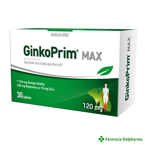 GinkoPrim Max 120 mg x 30 compr., Walmark