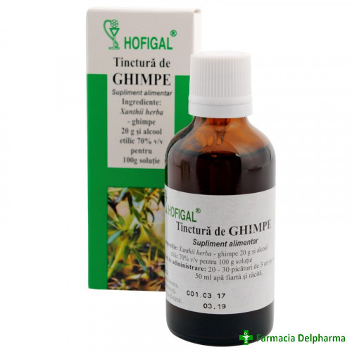 Tinctura de Ghimpe x 50 ml, Hofigal