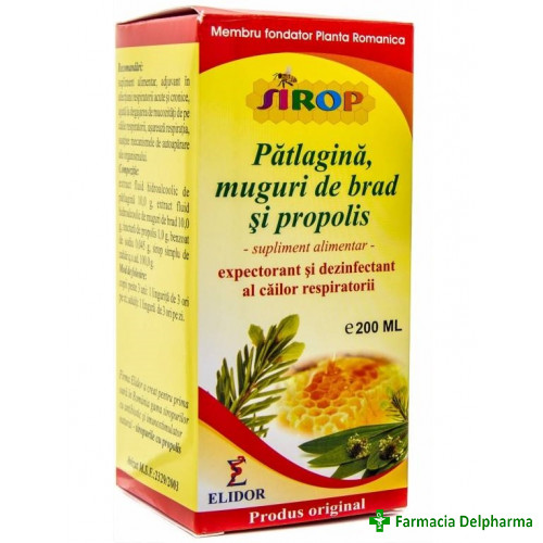Sirop patlagina + brad + propolis x 200 ml