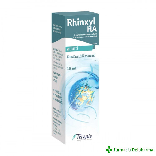 Rhinxyl HA 1 mg/ml spray nazal x 10 ml, Terapia