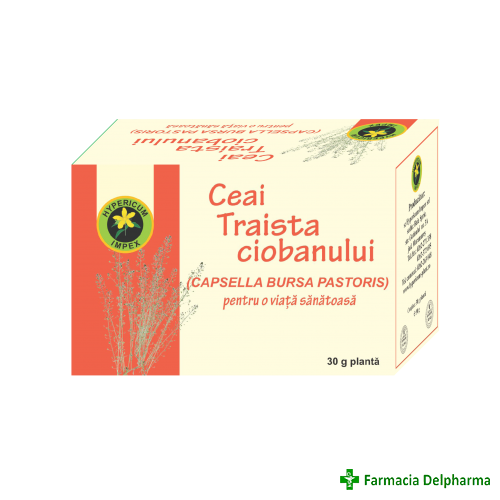 Ceai Traista Ciobanului x 30g, Hypericum