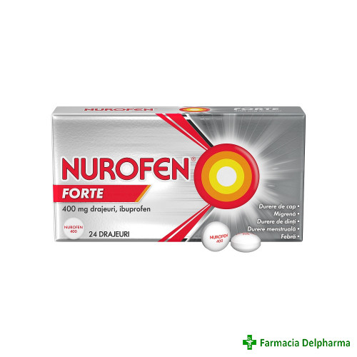 Nurofen Forte 400 mg x 24 draj., Reckitt