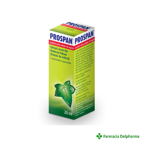 Prospan picaturi orale solutie 20mg/ml x 20 ml, Engelhard Arzneimittel