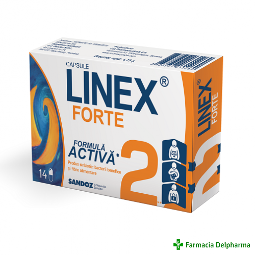 Linex Forte x 14 caps., Sandoz