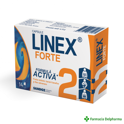 Linex forte x 14 caps.