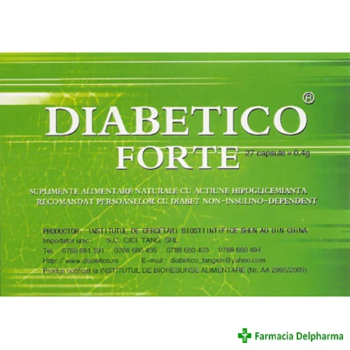 Diabetico Forte x 27 caps.