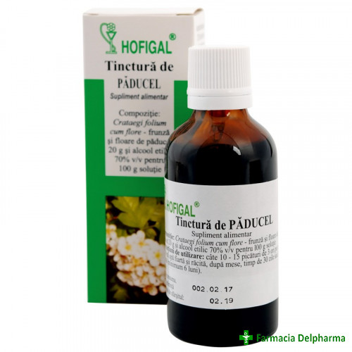 Tinctura de Paducel x 50 ml, Hofigal