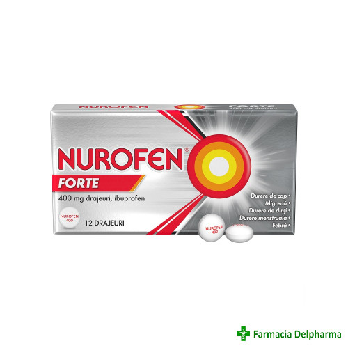 Nurofen Forte 400 mg x 12 draj., Reckitt