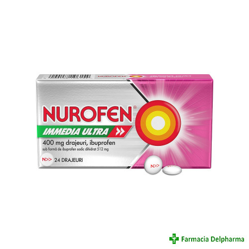 Nurofen Immedia Ultra 400 mg x 24 draj., Reckitt