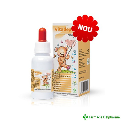 Vitadep picaturi orale x 30 ml, Dr. Phyto