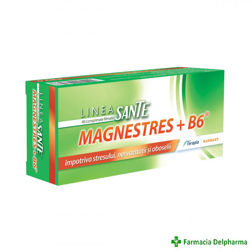 MagneStress + Vitamina B6 Linea Sante x 40 compr., Terapia